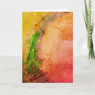 Magical Christmas Tree Joyeux Noel card