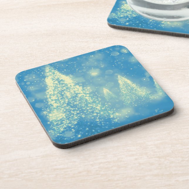 Magical Christmas Trees Coaster (Left Side)
