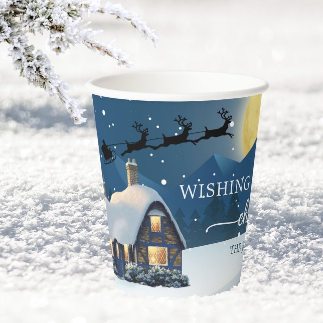 Magical Christmas Winter Wonderland Paper Cups (Creator Uploaded)