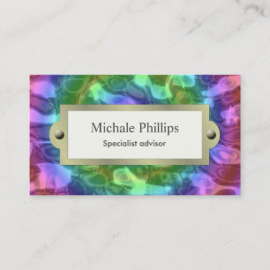 Magical clown fantastic entertainment fantasy business card