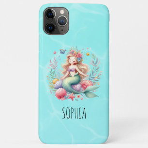 Magical Colourful Mermaid Name Birthday Gift Case-Mate iPhone Case