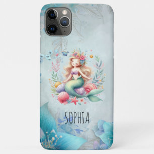 Magical Colourful Mermaid Name Birthday Gift Case-Mate iPhone Case