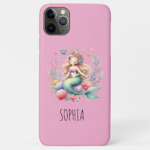 Magical Colourful Mermaid Name Birthday Gift Case-Mate iPhone Case
