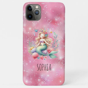 Magical Colourful Mermaid Name Birthday Gift Case-Mate iPhone Case