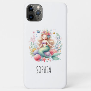 Magical Colourful Mermaid Name Birthday Gift Case-Mate iPhone Case