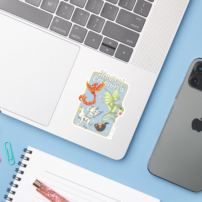 Magical Creatures Vintage Graphic (Laptop w/ iPhone)