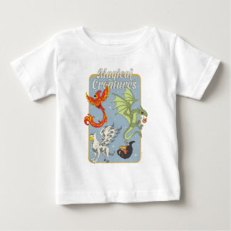 Magical Creatures Vintage Graphic Baby T-Shirt