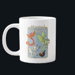 Magical Creatures Vintage Graphic Large Coffee Mug<br><div class="desc">Celebrate the wonder of the wizarding world with this vibrant “Magical Creatures” design. Featuring a stunning collection of legendary beasts — including a blazing phoenix, a soaring hippogriff, a mighty dragon, and a mischievous nifﬂer — this colorful illustration captures the excitement and diversity of magical wildlife. Set against a softly...</div>