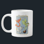 Magical Creatures Vintage Graphic Large Coffee Mug<br><div class="desc">Celebrate the wonder of the wizarding world with this vibrant “Magical Creatures” design. Featuring a stunning collection of legendary beasts — including a blazing phoenix, a soaring hippogriff, a mighty dragon, and a mischievous nifﬂer — this colorful illustration captures the excitement and diversity of magical wildlife. Set against a softly...</div>