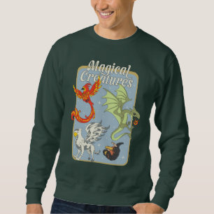 Magical Creatures Vintage Graphic Sweatshirt