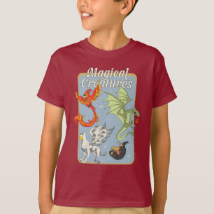 Magical Creatures Vintage Graphic T-Shirt