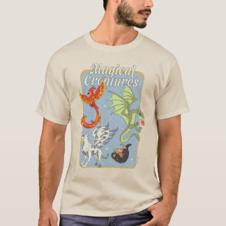 Magical Creatures Vintage Graphic T-Shirt