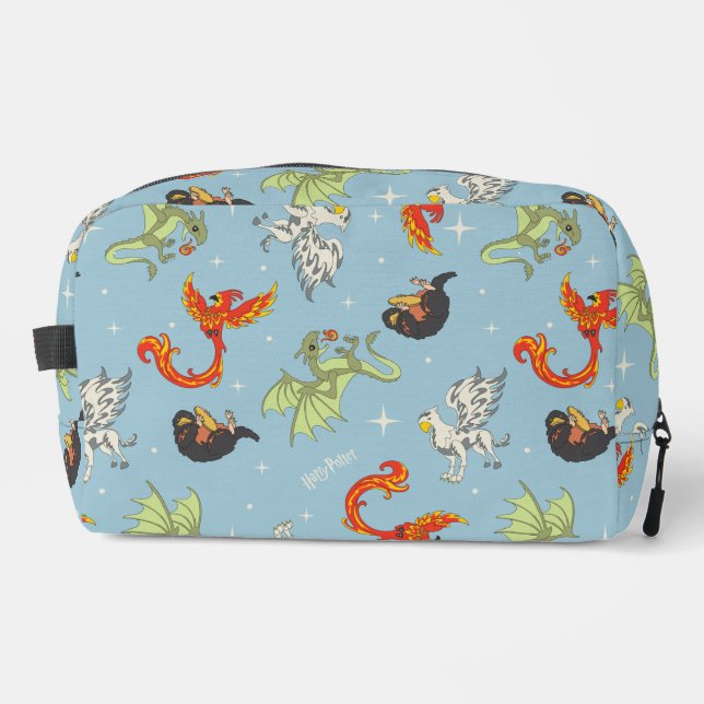 Magical Creatures Vintage Pattern Dopp Kit (Front)