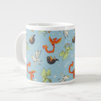 Magical Creatures Vintage Pattern