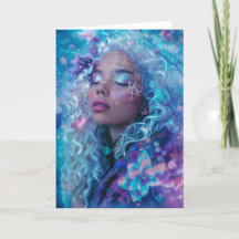 *~* Magical Curly Hair Woman Spiritual SC4 BLANK