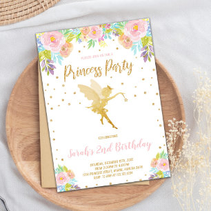 Magical Custom Party Card for Girls