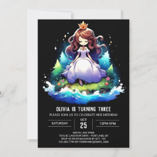 Magical Custom Princess Birthday Invitation