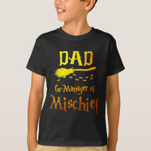 Magical Dad, Manager Of Mischief Birthday Family M T-Shirt