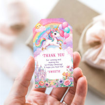 Magical Day Unicorn and Rainbows Birthday
