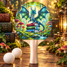 Magical Dragon Books & Mushrooms Fantasy