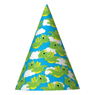 Magical Dragon Cute 1st Birthday Party Hats