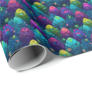 Magical Dragon Eggs D&D Fantasy Creature Wrapping Paper