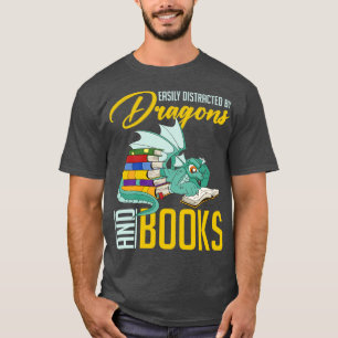 Magical Dragon Lover Book Lover Reading Funny Book T-Shirt
