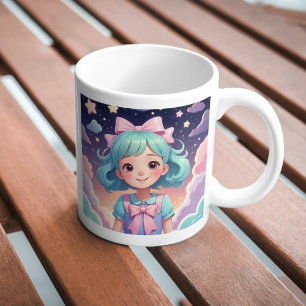 Magical Dreamy Girl Mug – Cute Pastel C Mug, 11 oz