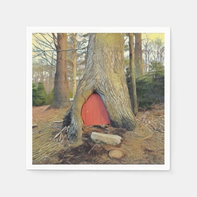 Magical Elf House Napkin (Front)