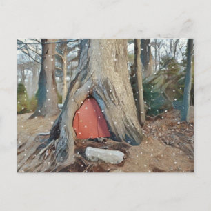 Magical Elf House Postcard
