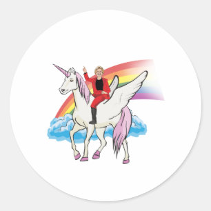 Magical Elizabeth Warren Classic Round Sticker