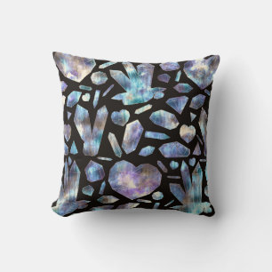 Magical Energy Crystals Rainbow Crystal Rocks Cushion
