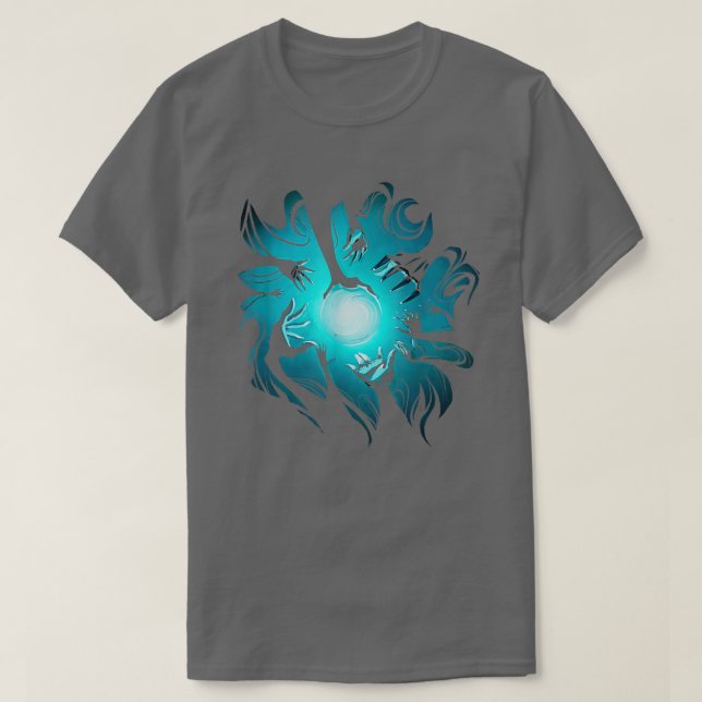 Magical Energy Orb Ball Of Energy Witch Design Wit T-Shirt (Design Front)