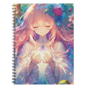 Magical Ethereal Anime Girl Notebook