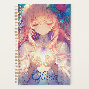 Magical Ethereal Anime Girl Personalised Planner