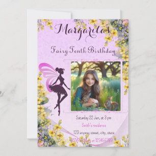 Magical Fairy Birthday Invitation