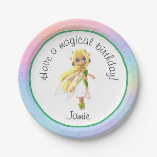 Magical Fairy Birthday Party Paper Plates