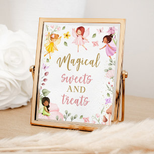 Magical Fairy Birthday Sweets and Treats Sign