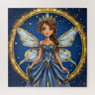 Magical Fairy Cute Whimsical Fantasy Girl Gift Jigsaw Puzzle