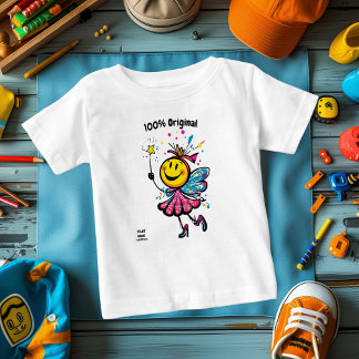 Magical Fairy Emoji – Fun and Colourful Full-Body  Baby T-Shirt