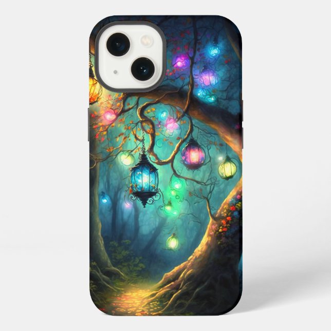 Magical Fairy Enchanted Forest Fantasy Pixie Dust iPhone Case (Back)