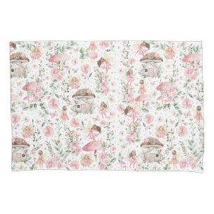 Magical Fairy Enchanted Forest Themed Girl Nursery Pillowcase
