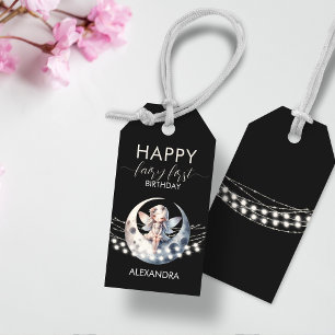 Magical Fairy First Girl Happy Birthday Gift Tags