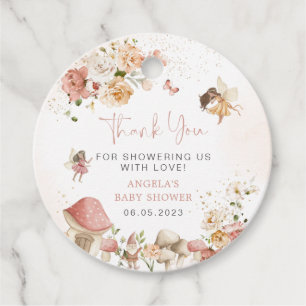 Magical Fairy Garden Baby Shower Favour Tags