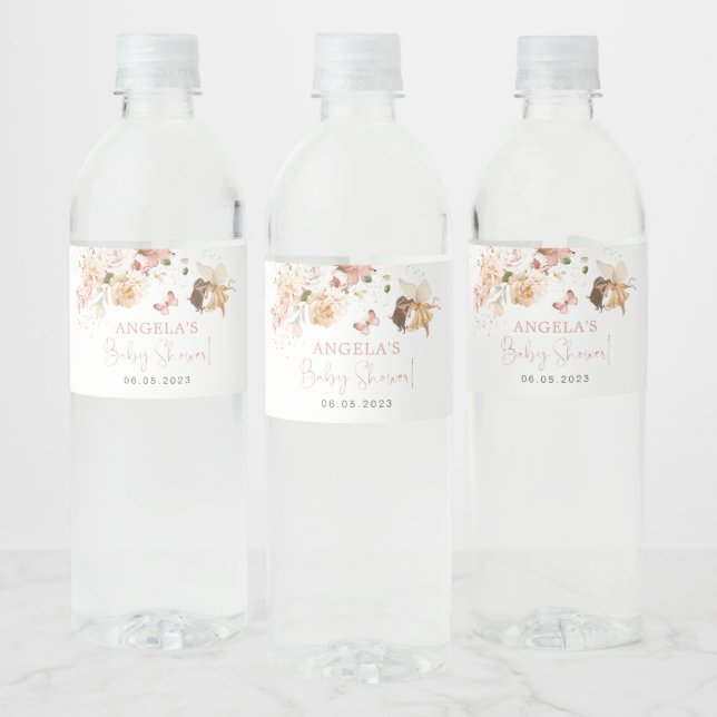 Magical Fairy Garden Water Bottle Label (Bottles)