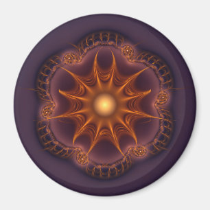 Magical fairy mystical fractal pattern magnet