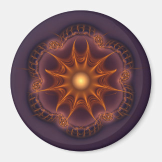 Magical fairy mystical fractal pattern magnet