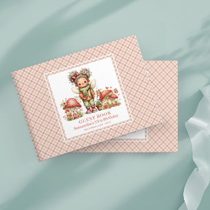 Magical Fairy Pastel Floral Birthday Guest Book