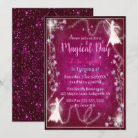 Magical Fairy Pink Starry Night Birthday Party