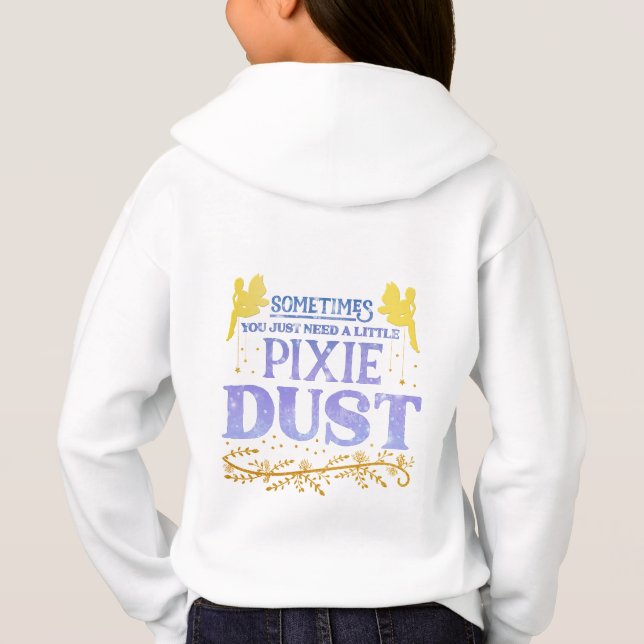 Magical Fairy Pixie Dust Cute Inspirational Quote  (Back)